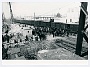 La stazione di Padova duramente colpita dopo il bombardamento del 16 dicembre 1943 . La foto è stata scattata dal dormitorio del dopolavoro ferroviario  (Belli Momelli)